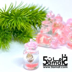 دلايه ملونه زجاجه رسائل الذكريات  – تختزن الضوء – بتنور في الضلمه –  قطعه واحده