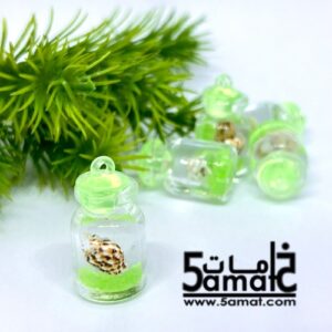 دلايه ملونه زجاجه رسائل الذكريات  – تختزن الضوء – بتنور في الضلمه –  قطعه واحده