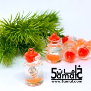 دلايه ملونه زجاجه رسائل الذكريات  – تختزن الضوء – بتنور في الضلمه –  قطعه واحده