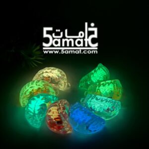 دلايه ملونه   – تختزن الضوء – بتنور في الضلمه –  قطعه واحده