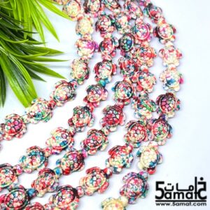 فرع حبات سلاحف ملون منقوش – الفرع في حدود  حبه 22 حبه