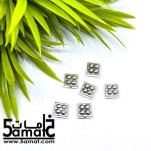 6 فاصل مربع عرض 8 مم فضي
