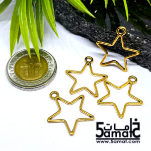 4 دلايه إطار نجمه ذهبي