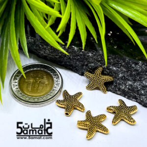 4 فاصل نجمه بحر منقطه ذهبي