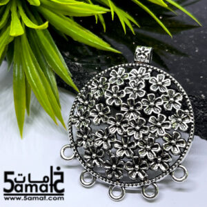 دلايه كبيره فضي بحلقات