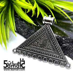 دلايه كبيره فضي بحلقات