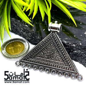 دلايه كبيره فضي بحلقات