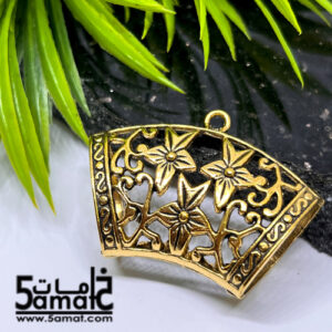 حامل دلايه للسكارف كبير دهبي