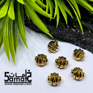 6 فاصل ذهبي مزخرف مقاس 8