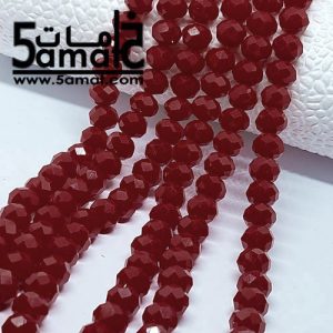 فرع كريستال مقاس 8 أحمر غامق مط