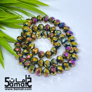 فرع كريستال مقاس 8 – ذهبي في بينك- جنجاه