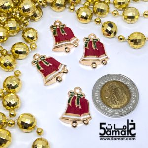 دلايه ملونه   – أجراس كريسماس-  قطعه واحده- Christmas Pendant