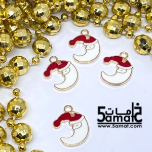 دلايه ملونه   – بابا نويل – موديل كريسماس-  قطعه واحده- Christmas Pendant