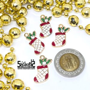 دلايه ملونه   – شراب الهدايا – موديل كريسماس-  قطعه واحده- Christmas Pendant