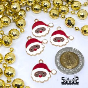 دلايه ملونه   – بابا نويل – موديل كريسماس-  قطعه واحده- Christmas Pendant