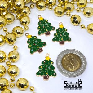 دلايه ملونه   – شجره كريسماس – موديل كريسماس-  قطعه واحده- Christmas Pendant