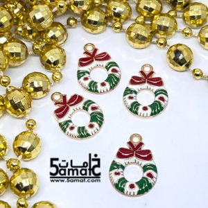 دلايه ملونه  – بوكيه – موديل كريسماس-  قطعه واحده- Christmas Pendant