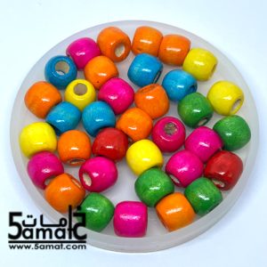خرز خشب مقاس 12 – ألوان ميكس – 20 جرام