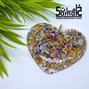 دلايه ملونه كبيره بالأحجار- قطعه فريده هاندميد غير متكرره – كود AG
