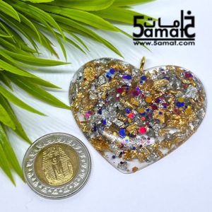 دلايه ملونه كبيره بالأحجار- قطعه فريده هاندميد غير متكرره – كود AG