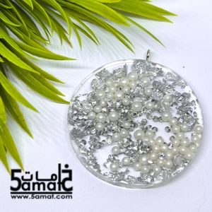 دلايه ملونه كبيره باللولي – قطعه فريده هاندميد غير متكرره – كود AG
