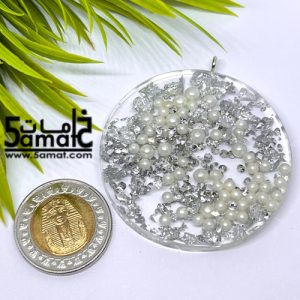 دلايه ملونه كبيره باللولي – قطعه فريده هاندميد غير متكرره – كود AG