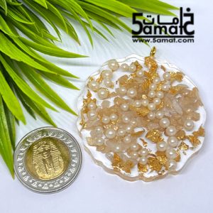 دلايه ملونه كبيره باللولي – قطعه فريده هاندميد غير متكرره – كود AG