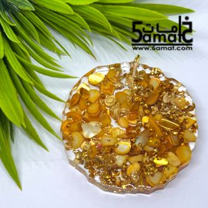 دلايه ملونه كبيره بالأحجار- الأصداف- قطعه فريده هاندميد غير متكرره- كود AD