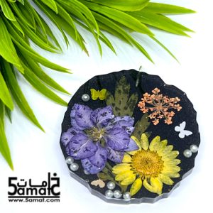 دلايه ملونه كبيره بالزهور الطبيعيه – قطعه فريده هاندميد غير متكرره- كود AF