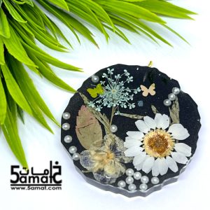 دلايه ملونه كبيره بالزهور الطبيعيه – قطعه فريده هاندميد غير متكرره- كود AF