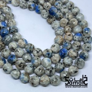 فرع عقيق  فاسيت faceted مقاس 10-  من 36 ل 38 حبه-  كود S
