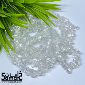 فرع كسر حجر دبل شفاف- كوارتز قوس قزح – كوارتز شفاف معالج -Angel Aura Chips لؤلؤى