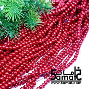 فرع لولي دبل مقاس 4 -أحمر