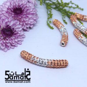 تيوب مرصع بالفصوص – شامبالا – قطر 6 مم طول 43 مم سيمون – قطعه واحده