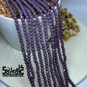 فرع كريستال مقاس 4- موف كشمير غامق  مط