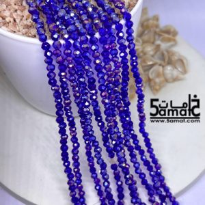 فرع كريستال مقاس 4- أزرق كوبلت جنجاه شفاف