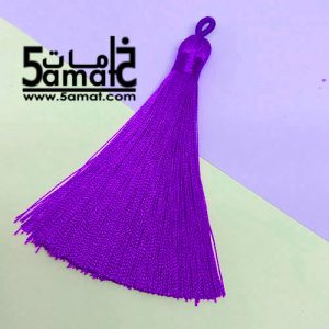 دلايه شرشوبه حرير طويله- طول 8 سم – بنفسجي