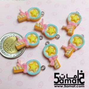 دلايه ملونه لولي بوب- قطعه واحده