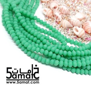 فرع كريستال مقاس 4 لون أخضر فيروزي مط