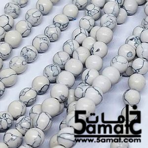 فرع حجر أبيض بعروق سوداء – مقاس 12 – في حدود 32 حبه