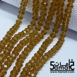 فرع كريستال مقاس 8 – بني فاتح شفاف