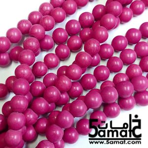 فرع فيروز مدور فوشيا – مقاس 10- الفرع في حدود من 38 ل40 حبه