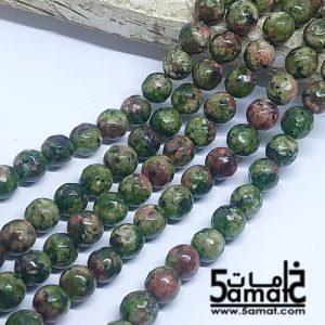 فرع عقيق فاسيت faceted  مقاس 8- من 45 ل 47 حبه