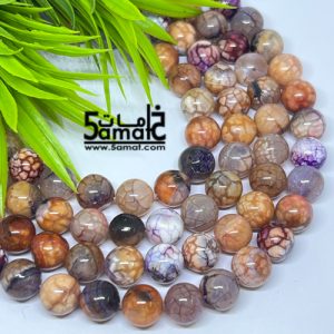 فرع عقيق ناعم أملس  مقاس 10- من 36-38 حبه