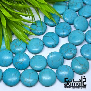 فرع فيروز حبات ديسك قطر 18 مم- الفرع في حدود 22 حبه
