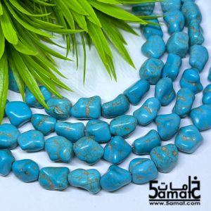 فرع مفرد فيروز حبات روك غير منتظمه