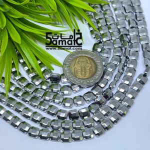 فرع هيماتايت –  مقاس 6-  فضي