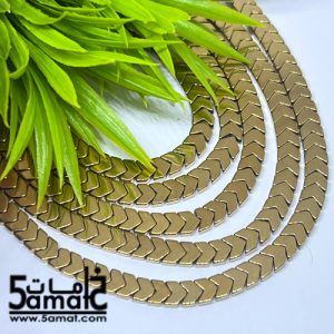 فرع هيماتايت مقاس6- أسهم- ذهبي عادي