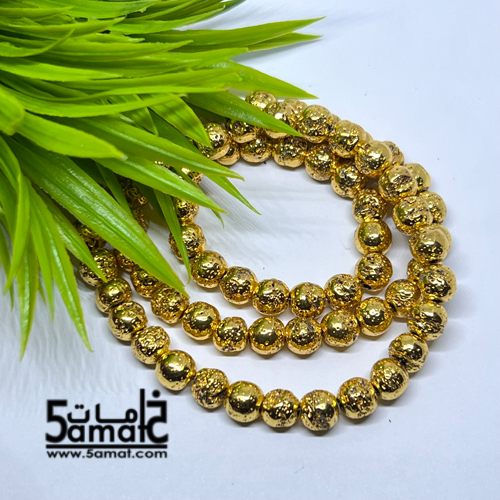 فرع لافا هيماتايت مقاس 6 ذهبي لامع