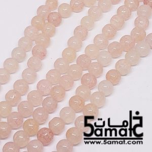 فرع تقليد عقيق مفرد مقاس 8 مم- الفرع في حدود من 48 ل50 حبه بالتقريب